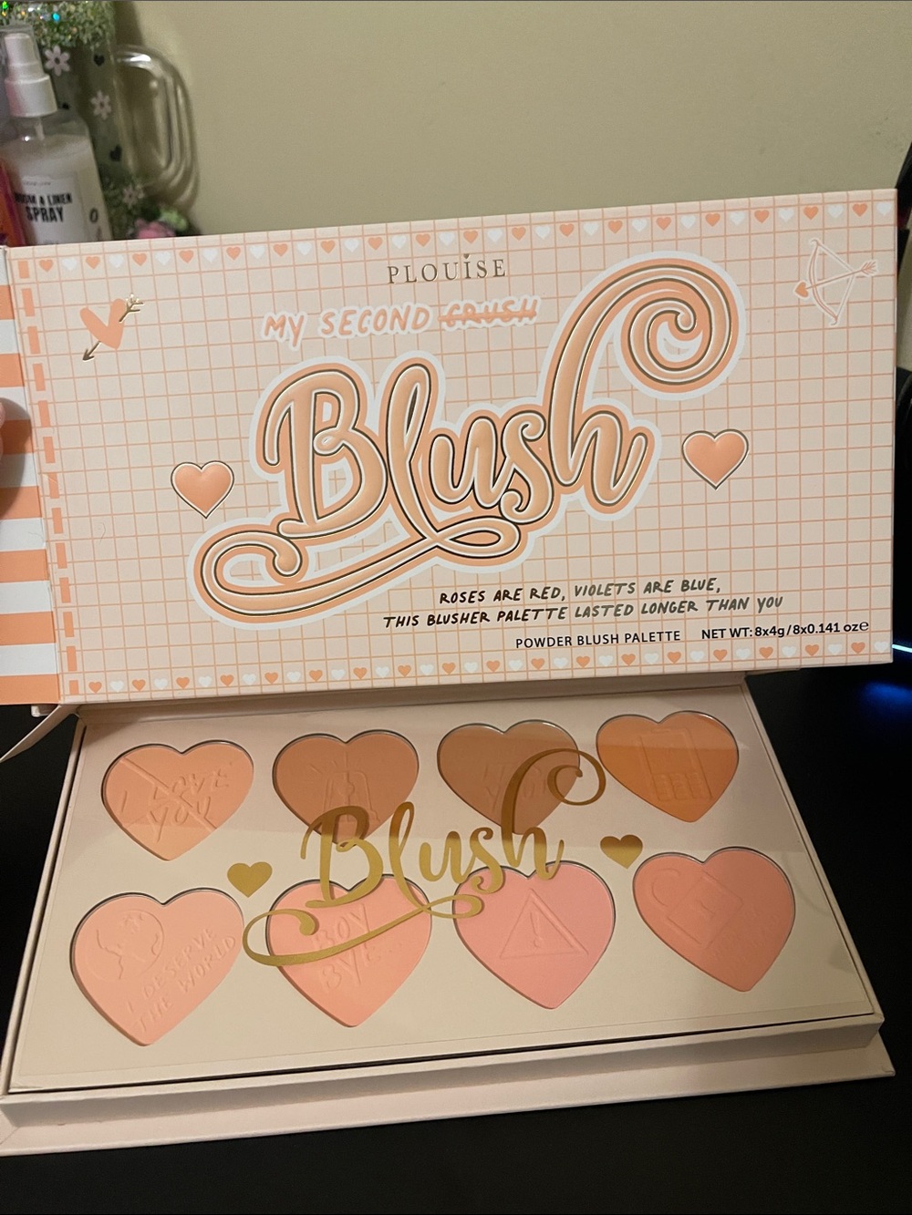 Plouise 'My Second Blush' Palette — Peach & Soft Pink Shades